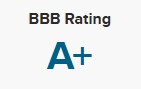 Precision Lawn & Landscape rates an A+ rating from the BBB.