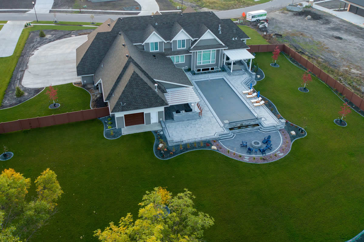 Seasonal lawn care and maintenance