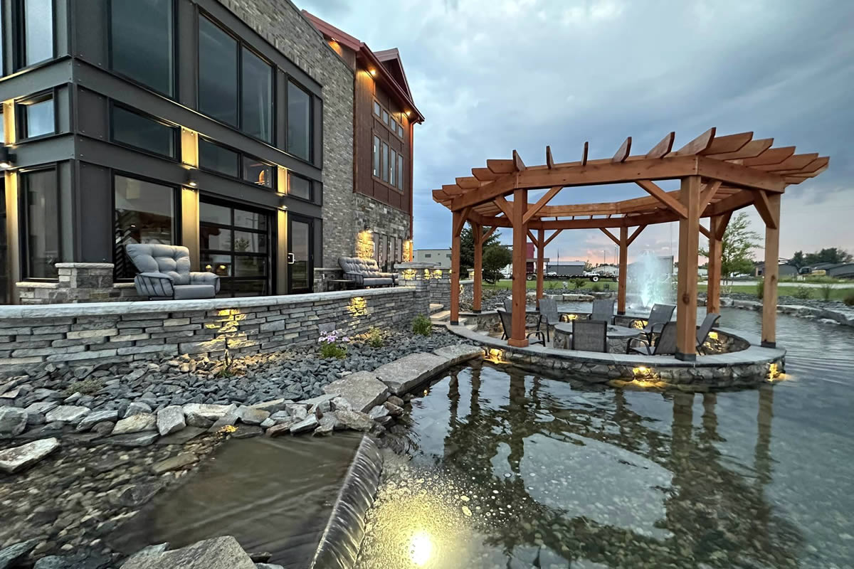 Decks and pergolas for backyard spaces