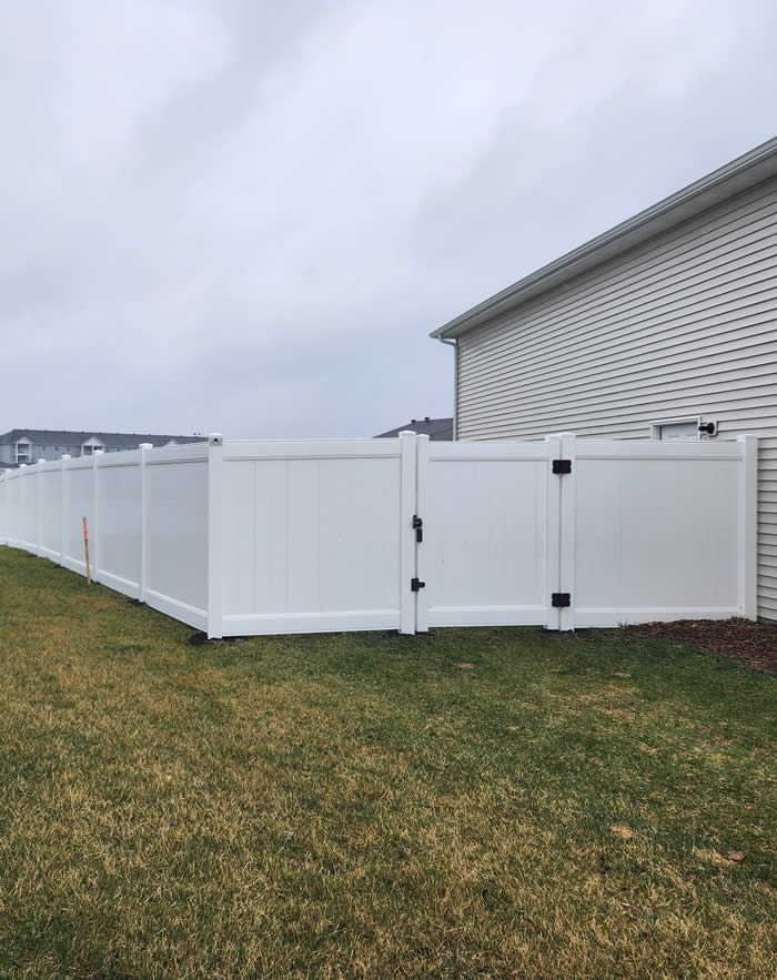 Precision Lawn & Landscape provides professional fencing services to the Fargo-Moorhead community.