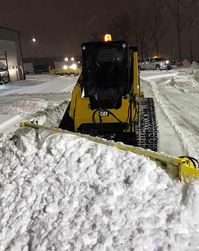Commercial and residential snow removal services in Fargo.